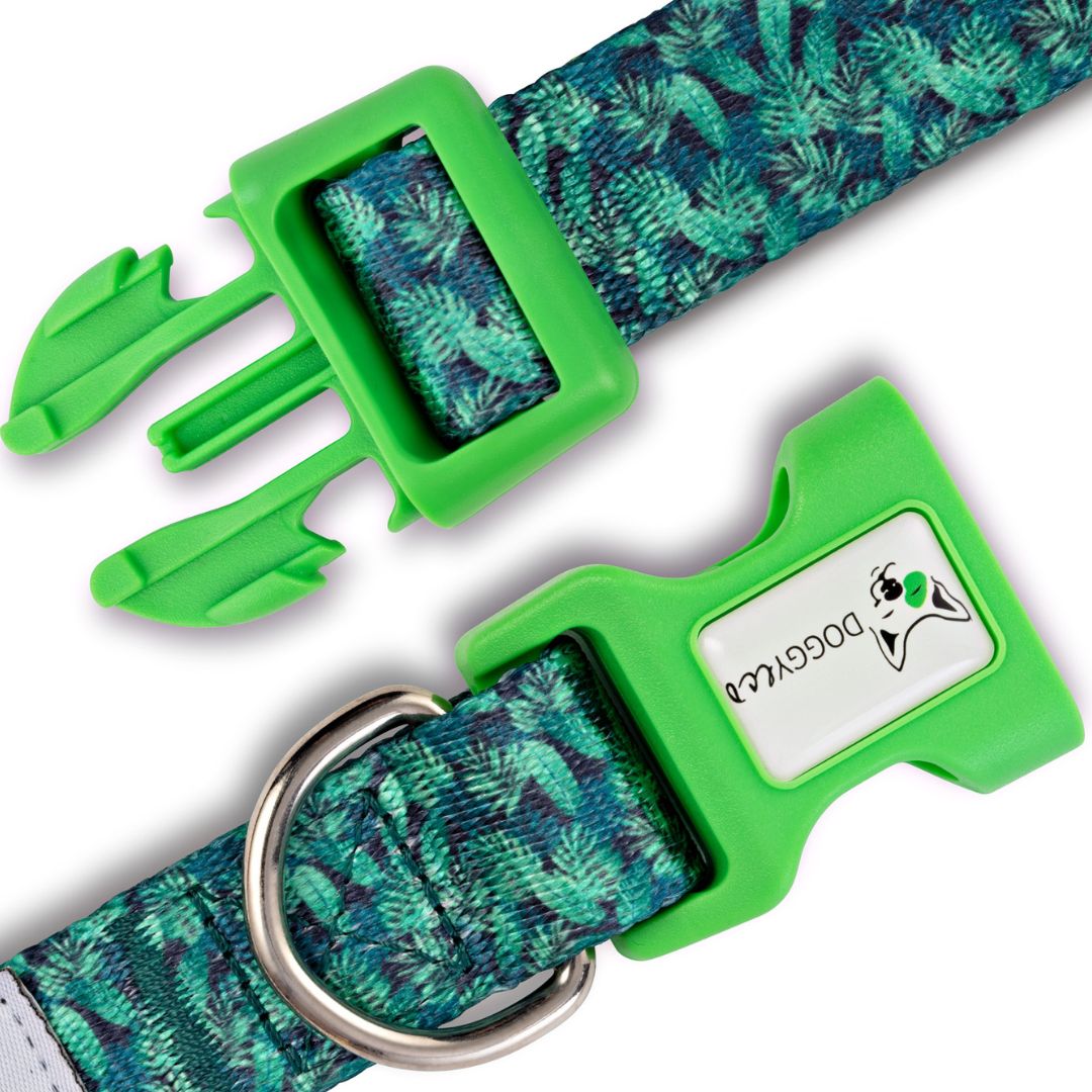 Eco Friendly Dog Collar "Troppo" Made from Recycled Plastic