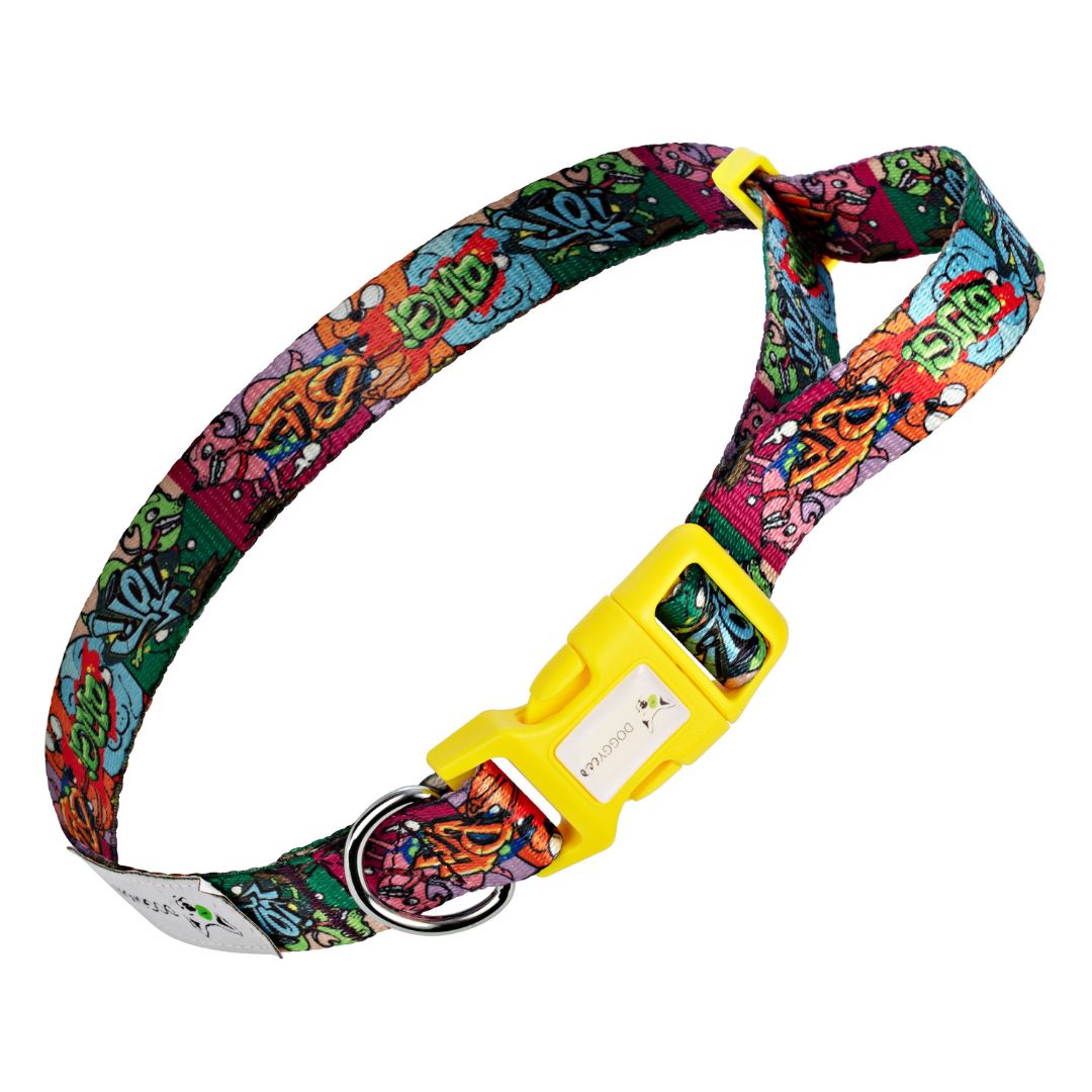 Eco Friendly Dog Collar "BFF" Made from Recycled Plastic