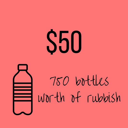 Rubbish Bundle - 100YR Clean Up - 750 Bottles